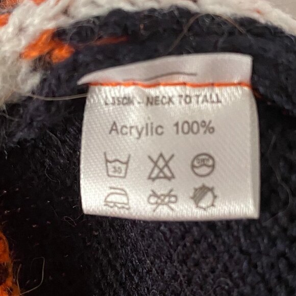 Pet Dog Cat Argyle Knitted Winter Sweater - Picture 12 of 12